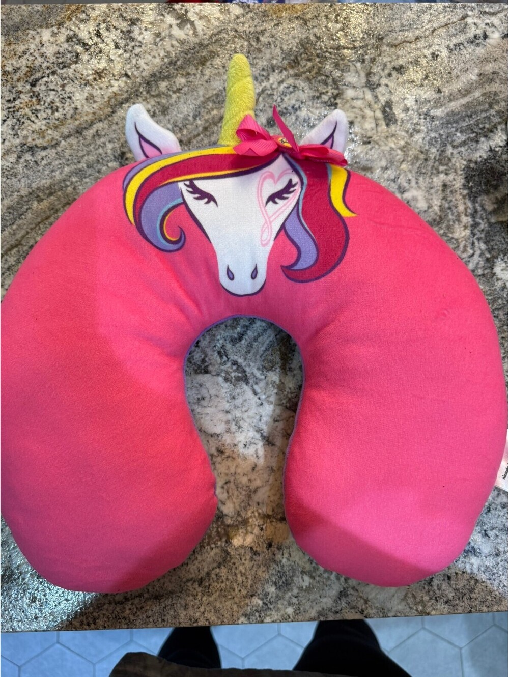 JoJo Siwa Unicorn Travel Neck Pillow, Nickelodeon Licensed